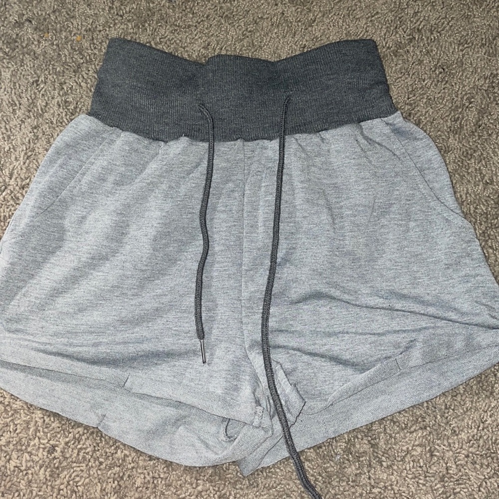 grey shorts from shein